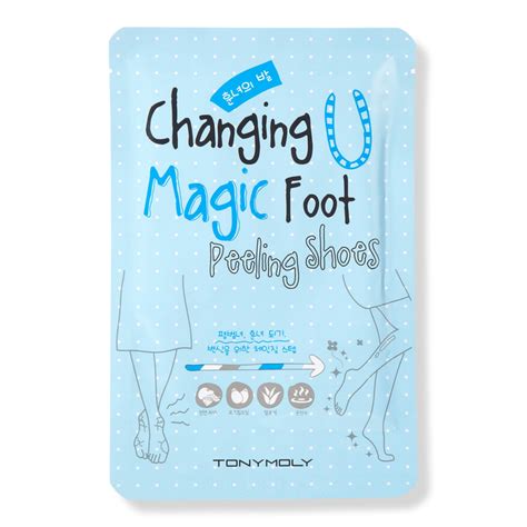 Changing magic foot peeling shoed